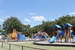 Playground equipment at Pecan Creek Park
