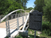 Texas Historic Bridge sign at Bulman Bridge