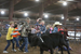 Kids competing in the calf scramble