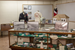 Museum exhibit cases displaying historical artifacts and memorabilia from Hamilton County.