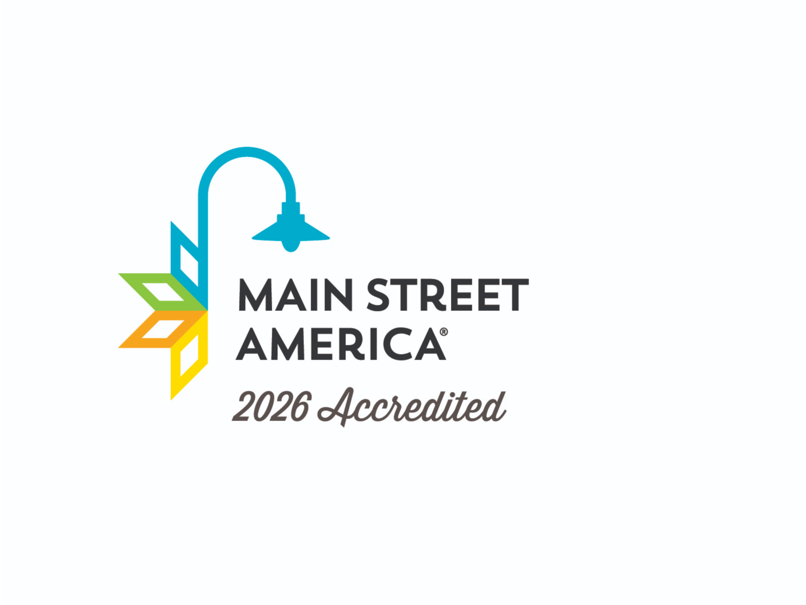 Main Street America 2026 Accredited logo